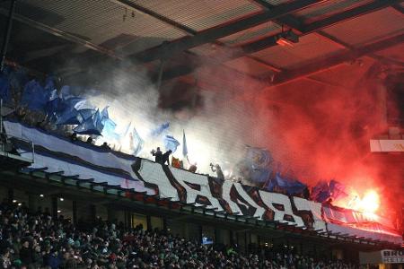 Pyrotechnik beim Nordderby: HSV muss 80.000 Euro Strafe zahlen Pyrotechnik beim Nordderby: HSV muss 80.000 Euro Strafe zahlen