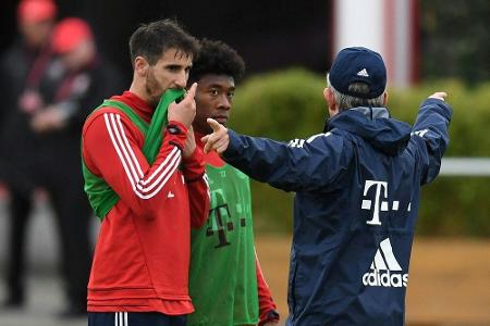 FC Bayern in Madrid mit Alaba und Martinez FC Bayern in Madrid mit Alaba und Martinez