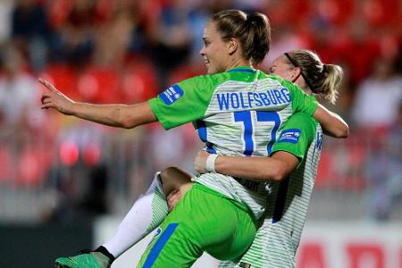 Der Triple-Traum lebt: Wolfsburgerinnen im Champions-League-Finale Der Triple-Traum lebt: Wolfsburgerinnen im Champions-League-Finale