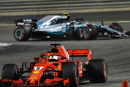 Formel 1: Vettel gewinnt vor Bottas und Hamilton Formel 1: Vettel gewinnt vor Bottas und Hamilton