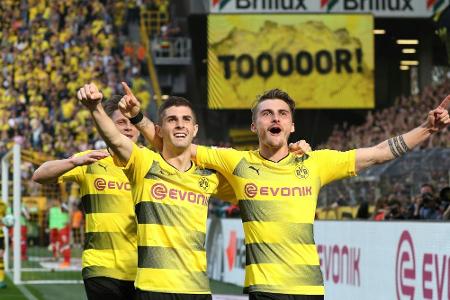 Dortmund schießt sich fürs Derby warm Dortmund schießt sich fürs Derby warm