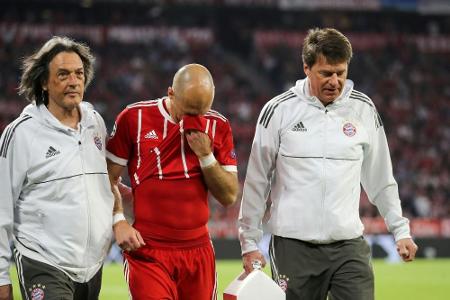 FC Bayern: Robben bereits früh raus, Boateng verletzt FC Bayern: Robben bereits früh raus, Boateng verletzt