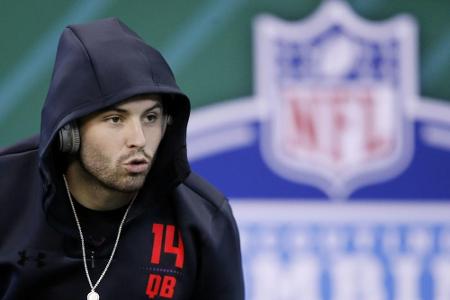 NFL-Draft: Browns holen Heisman-Trophy-Gewinner Mayfield NFL-Draft: Browns holen Heisman-Trophy-Gewinner Mayfield