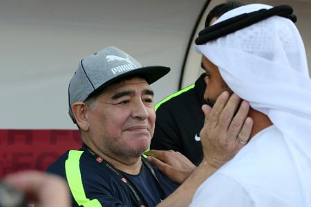 Maradona nicht mehr Trainer bei Zweitligist aus Dubai Maradona nicht mehr Trainer bei Zweitligist aus Dubai