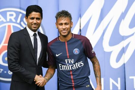 PSG-Präsident überzeugt: Neymar bleibt zu PSG-Präsident überzeugt: Neymar bleibt zu