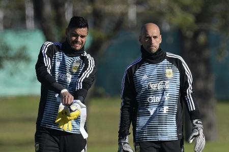 WM-Aus für Argentiniens Torhüter Romero WM-Aus für Argentiniens Torhüter Romero