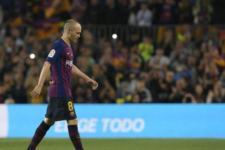 Iniesta feiert mit Sieg Abschied von Barca Iniesta feiert mit Sieg Abschied von Barca