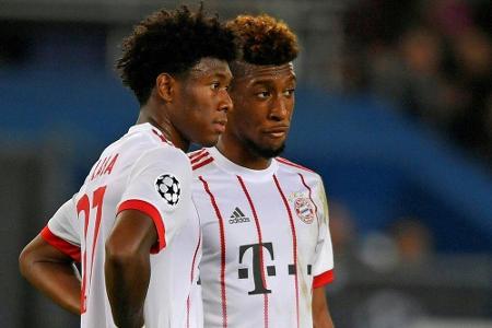 FC Bayern: Neuer, Alaba und Coman im Mannschaftstraining FC Bayern: Neuer, Alaba und Coman im Mannschaftstraining