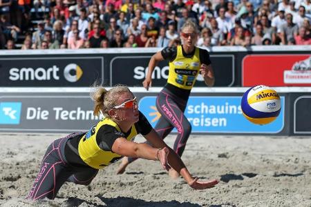 Beachvolleyball-Olympiasiegerin Walkenhorst spielt mit Körtzinger Beachvolleyball-Olympiasiegerin Walkenhorst spielt mit Körtzinger