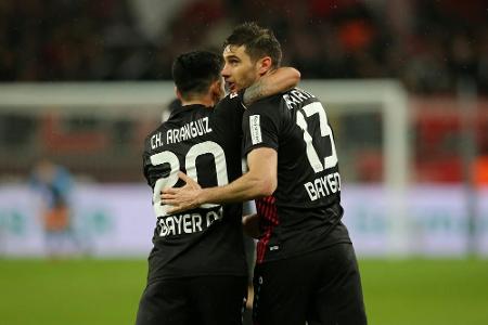 Bayer verpasst trotz Offensivspektakel die Königsklasse Bayer verpasst trotz Offensivspektakel die Königsklasse