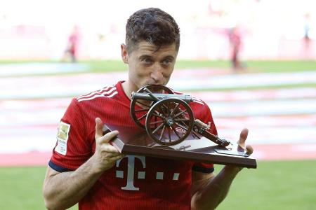 Die Bundesliga-Rekordtorjäger: Gerd Müller auf Platz eins, Lewandowski nun Siebter Die Bundesliga-Rekordtorjäger: Gerd Müller auf Platz eins, Lewandowski nun Siebter