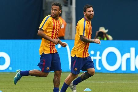 Sponsor beendet umstrittene Essens-Aktion mit Messi und Neymar Sponsor beendet umstrittene Essens-Aktion mit Messi und Neymar