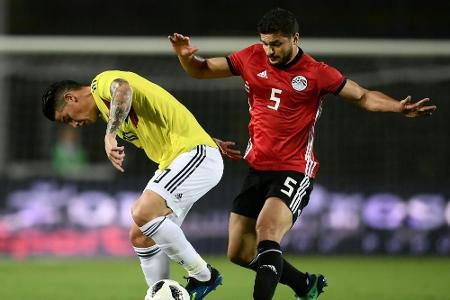 Kolumbien und Ägypten trennen sich im WM-Test torlos Kolumbien und Ägypten trennen sich im WM-Test torlos