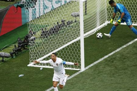 Gruppe B: Ronaldo köpft Portugal auf Achtelfinalkurs - Marokko ausgeschieden Gruppe B: Ronaldo köpft Portugal auf Achtelfinalkurs - Marokko ausgeschieden