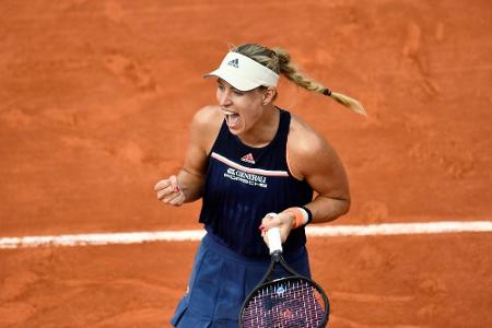 Kerber in Paris erstmals seit sechs Jahren im Viertelfinale Kerber in Paris erstmals seit sechs Jahren im Viertelfinale
