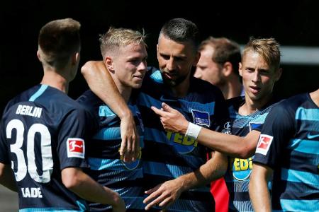 Hertha gewinnt Test gegen Dukla Prag Hertha gewinnt Test gegen Dukla Prag