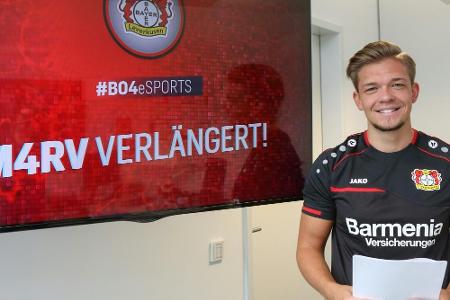 Bayer Leverkusen verlängert mit eSports-Profi Hintz Bayer Leverkusen verlängert mit eSports-Profi Hintz