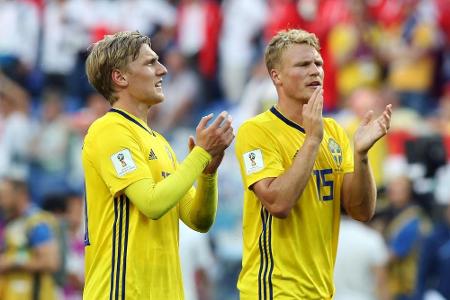 Schweden im Viertelfinale: Forsberg trifft, die Schweiz ist raus Schweden im Viertelfinale: Forsberg trifft, die Schweiz ist raus