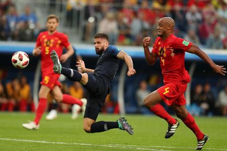 War immer wieder Zielspieler der französischen Angriffsbemühungen. Setzte einen Kopfball nach einer Halbfeld-Flanke knapp am...