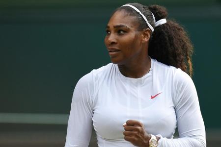Starke Serena Williams im Viertelfinale von Wimbledon Starke Serena Williams im Viertelfinale von Wimbledon