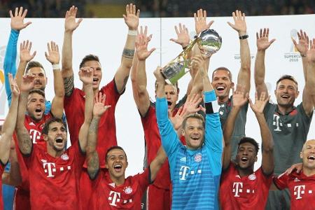 TV-Quoten: Bayerns Supercupsieg schlägt European Championships nur knapp TV-Quoten: Bayerns Supercupsieg schlägt European Championships nur knapp