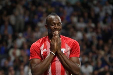 Usain Bolt in Australien: Schwarzes Auto, keine Begleiter Usain Bolt in Australien: Schwarzes Auto, keine Begleiter