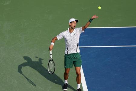 24. Sieg über Federer: Djokovic triumphiert erstmals in Cincinnati 24. Sieg über Federer: Djokovic triumphiert erstmals in Cincinnati