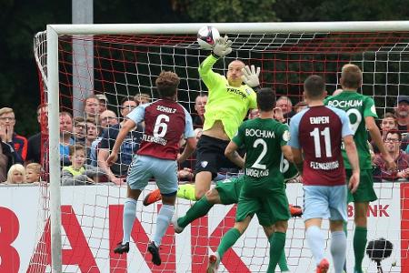 Bochum scheitert beim Pokal-Debütanten Flensburg Bochum scheitert beim Pokal-Debütanten Flensburg