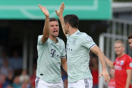 Bayern mit Stotterstart in die Pokalsaison: Zittersieg beim Dorfklub Drochtersen Bayern mit Stotterstart in die Pokalsaison: Zittersieg beim Dorfklub Drochtersen