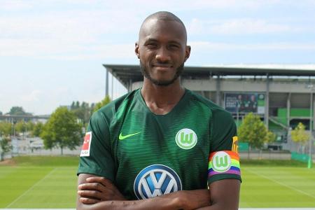 Guilavogui und Co. mit Kapitänsbinde in Regenbogen-Farben Guilavogui und Co. mit Kapitänsbinde in Regenbogen-Farben