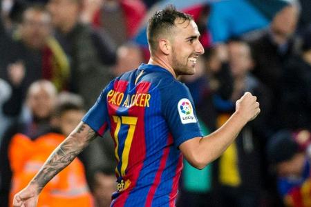 Medien: Barca-Stürmer Alcacer vor Leihe nach Dortmund Medien: Barca-Stürmer Alcacer vor Leihe nach Dortmund