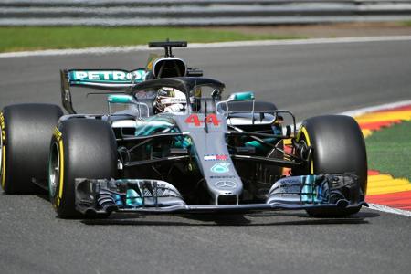 Formel 1: Hamilton in Spa auf Pole Position - Vettel Zweiter vor Ocon Formel 1: Hamilton in Spa auf Pole Position - Vettel Zweiter vor Ocon