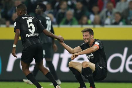Frankfurt: Abraham-Einsatz im Hoffenheim-Spiel fraglich Frankfurt: Abraham-Einsatz im Hoffenheim-Spiel fraglich