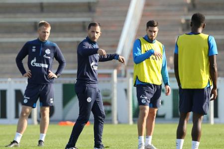 Schalke simuliert Galatasaray-Atmosphäre im Training Schalke simuliert Galatasaray-Atmosphäre im Training