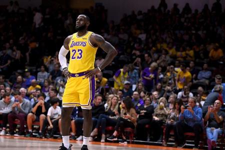 Lakers verlieren bei James-Debüt - Bonga mit Kurzeinsatz Lakers verlieren bei James-Debüt - Bonga mit Kurzeinsatz