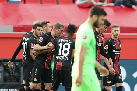 Bellarabi rettet Bayer: 2:2 gegen Hannover Bellarabi rettet Bayer: 2:2 gegen Hannover