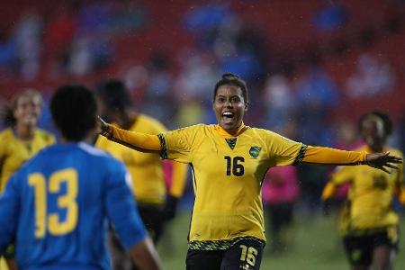Reggae Girlz aus Jamaika erstmals bei Fußball-WM dabei Reggae Girlz aus Jamaika erstmals bei Fußball-WM dabei