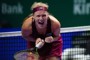 Bertens nach Aufgabesieg im Halbfinale - Kerber muss gewinnen