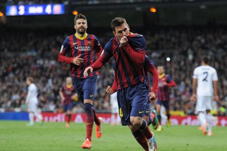 In der spanischen Primera División trifft Lionel Messi seit Jahren nahezu nach Belieben. Auch in der Liste der Clásico-Rekor...