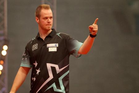 Hopp erreicht Viertelfinale der Darts-EM Hopp erreicht Viertelfinale der Darts-EM