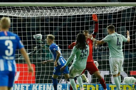 Starke Hertha überrascht Bayern: Erster Sieg seit 2009 Starke Hertha überrascht Bayern: Erster Sieg seit 2009