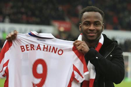 Stoke-Profi Berahino mit Baby-Hattrick Stoke-Profi Berahino mit Baby-Hattrick