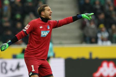 Nach 3:1-Sieg in Hannover: Nagelsmann erklärt Pause für Keeper Baumann Nach 3:1-Sieg in Hannover: Nagelsmann erklärt Pause für Keeper Baumann