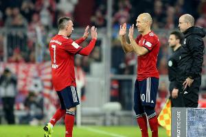 Oldies des Abends: Arjen Robben und Franck Ribery (Bayern München)
