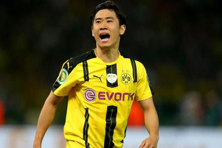 Der Japaner verließ den BVB für zwei Jahre und versuchte es auf der Insel bei Manchester United. Ohne Fortune: 2014/2015 fol...