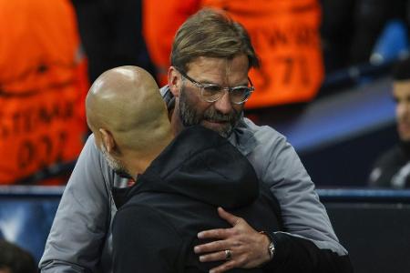 Guardiola für Klopp der beste Trainer der Welt Guardiola für Klopp der beste Trainer der Welt
