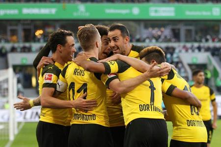Rekord für Favre: Dortmund untermauert Tabellenführung Rekord für Favre: Dortmund untermauert Tabellenführung