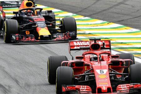 Formel 1: Hamilton holt Brasilien-Pole - Vettel Zweiter Formel 1: Hamilton holt Brasilien-Pole - Vettel Zweiter