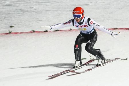 Skispringen: Leyhe als Zweiter erstmals auf dem Podest - Klimow gewinnt Skispringen: Leyhe als Zweiter erstmals auf dem Podest - Klimow gewinnt