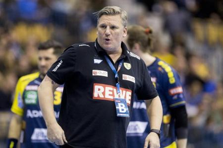 Wie im Basketball: Auch Löwen-Trainer wünscht sich Handball-Shot-Clock Wie im Basketball: Auch Löwen-Trainer wünscht sich Handball-Shot-Clock